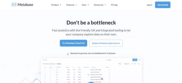 Metabase - Tool preview