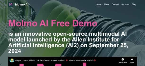 Molmo Ai - Tool preview