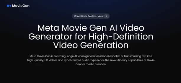 Meta Movie Gen AI - Tool preview