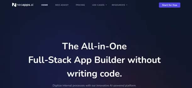 NeoApps.AI - Tool preview