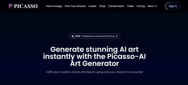 Picasso Ai Art - Tool preview