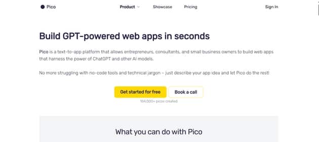 Pico Apps - Tool preview