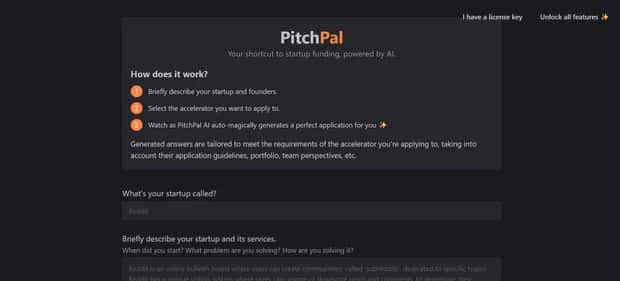 PitchPal - Tool preview
