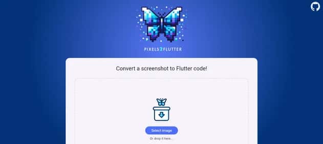 pixels2flutter - Tool preview