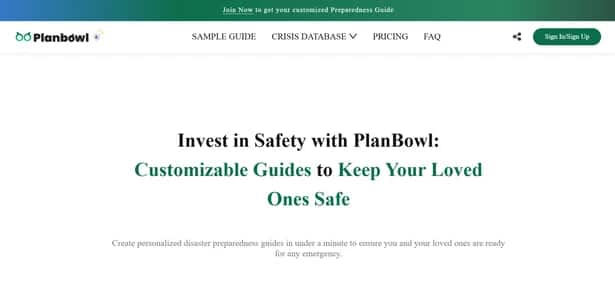PlanBowl - Tool preview
