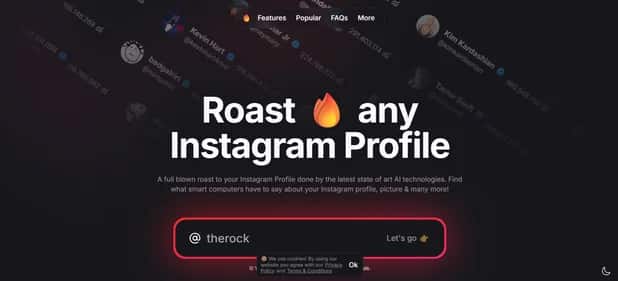 Roast - Tool preview