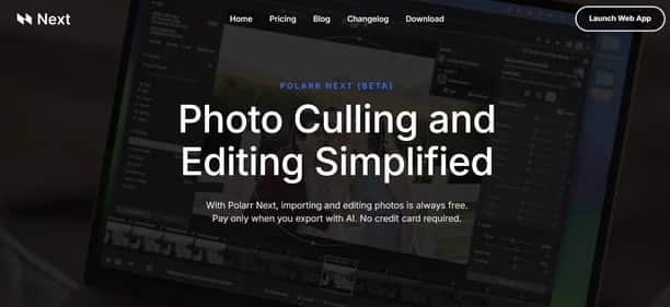 Polarr Next - Tool preview