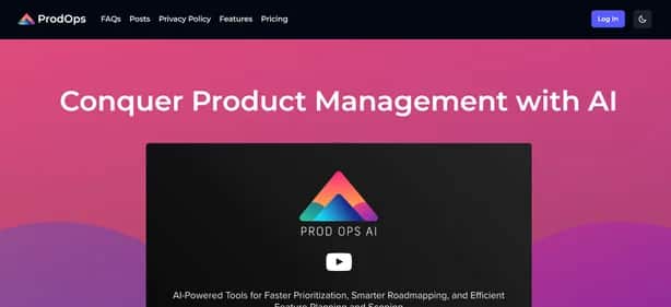 ProdOps - Tool preview