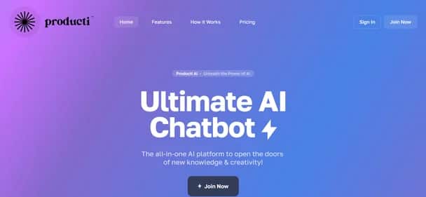 ProductiAI - Tool preview