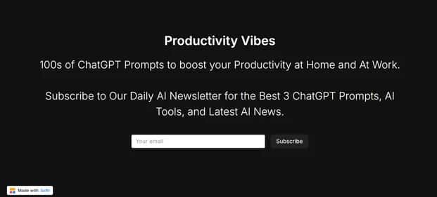 Productivity Vibes - Tool preview