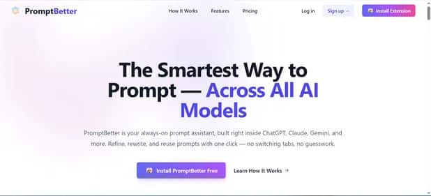 PromptBetter - Tool preview