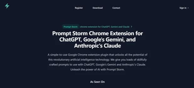 Prompt Storm - Tool preview