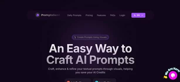 PromptsGenii - Tool preview