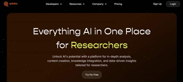 Qolaba AI Studio - Tool preview
