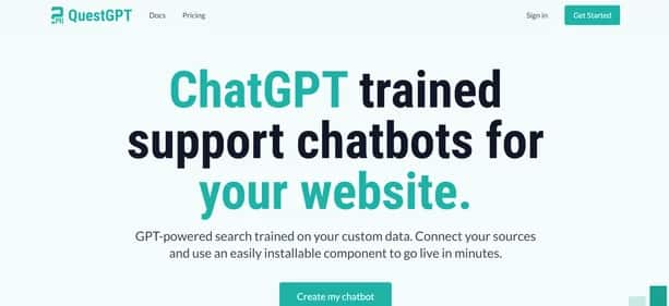 QuestGPT - Tool preview