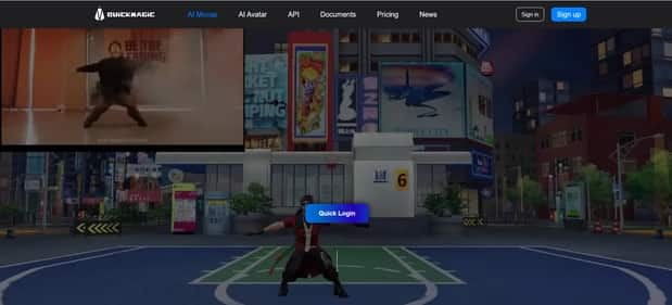 Quick Magic AI Mocap - Tool preview