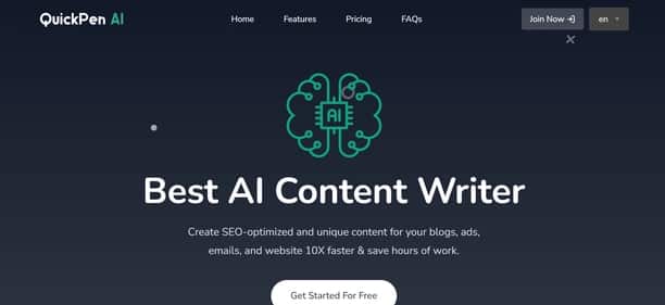 QuickPen AI - Tool preview