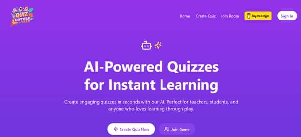 Quiz Light Year - Tool preview