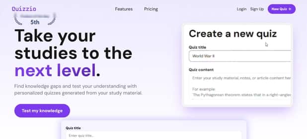 Quizzio - Tool preview