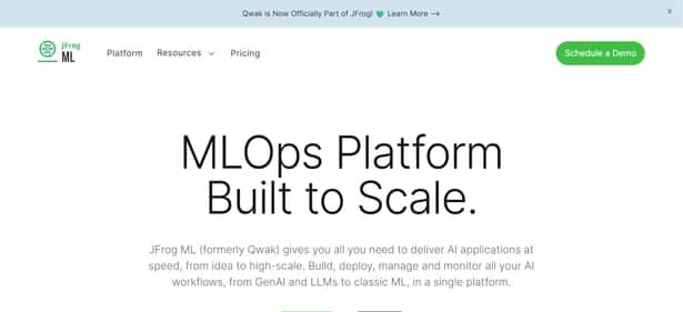 JFrog ML - Tool preview