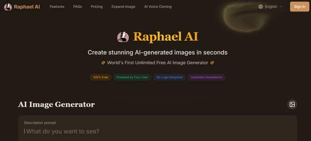 Raphael AI - Tool preview