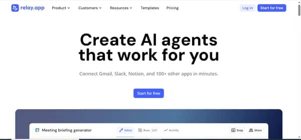 Relay.app - Tool preview