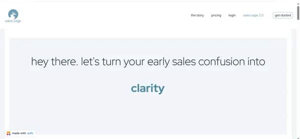 SalesSage - Tool preview