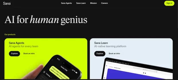 Sana Agents - Tool preview
