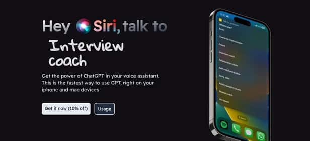 SiriGPT - Tool preview