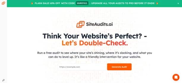SiteAudits.ai - Tool preview