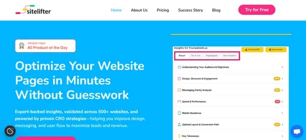 Sitelifter - Tool preview