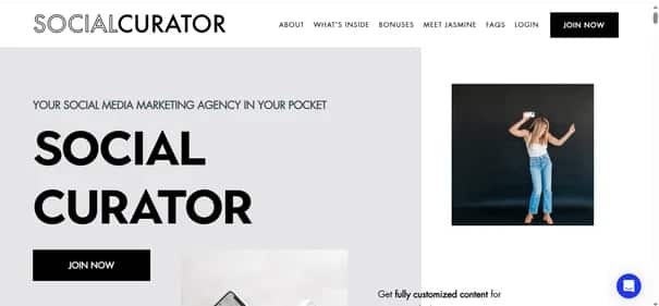 Social Curator - Tool preview