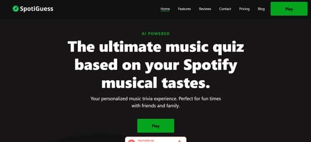 Spotiguess - Tool preview