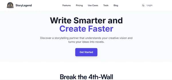 StoryLegend - Tool preview