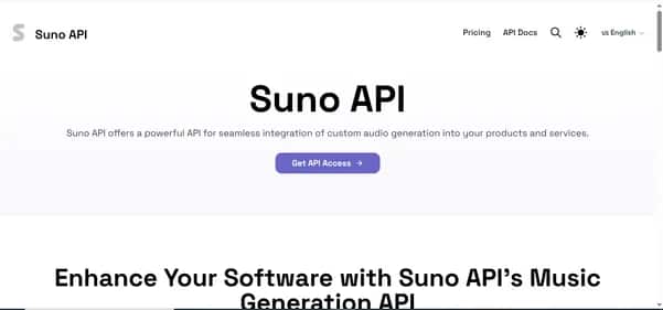 Suno API - Tool preview