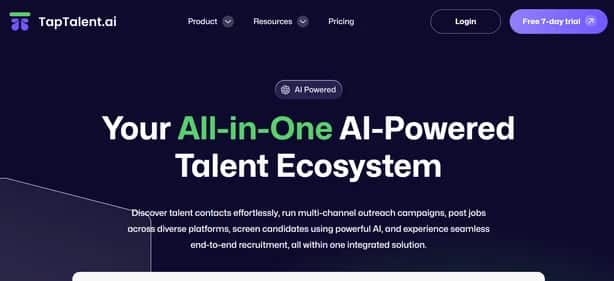 TapTalent.ai - Tool preview