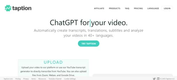 Taption - Tool preview
