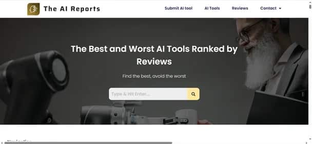 The AI Reports - Tool preview