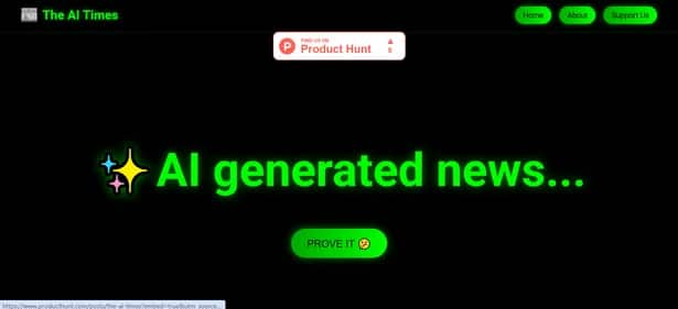 The AI Times - Tool preview