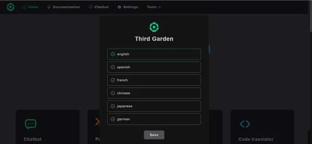 Third Garden - Tool preview