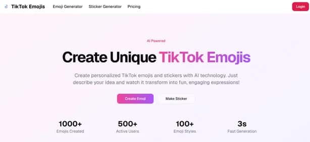 TikTok Emojis - Tool preview