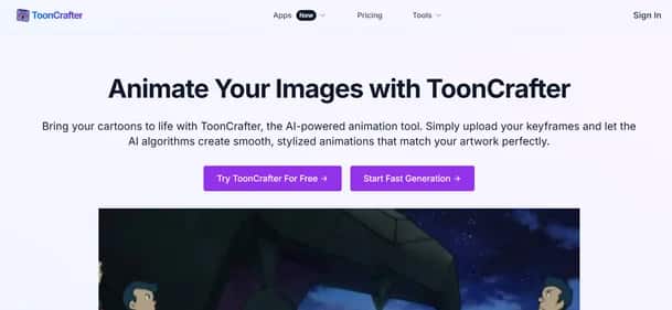 ToonCrafter - Tool preview