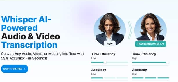 TranscribeToText.AI - Tool preview