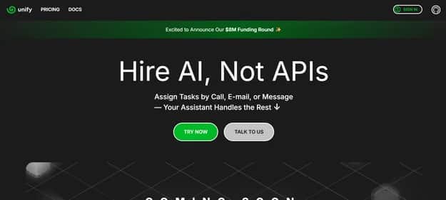 Unify AI - Tool preview