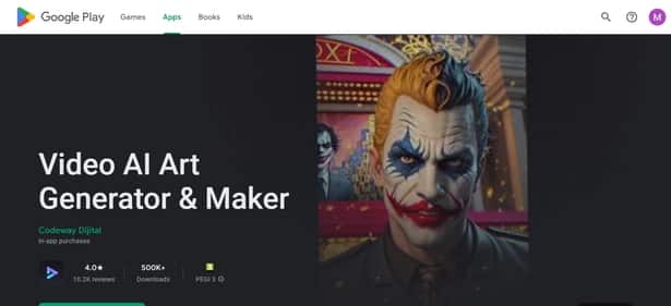 Video Ai Art Generator - Tool preview