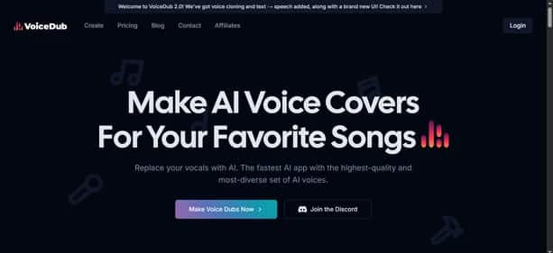VoiceDub - Tool preview