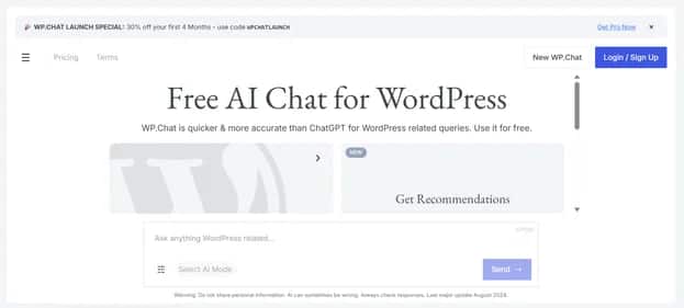Wp Chat - Tool preview