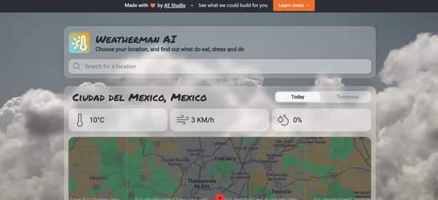 Weatherman AI - Tool preview