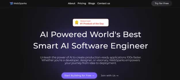 WebSparks - Tool preview