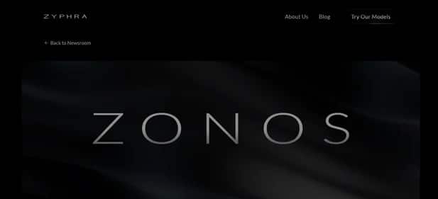 Zonos - Tool preview